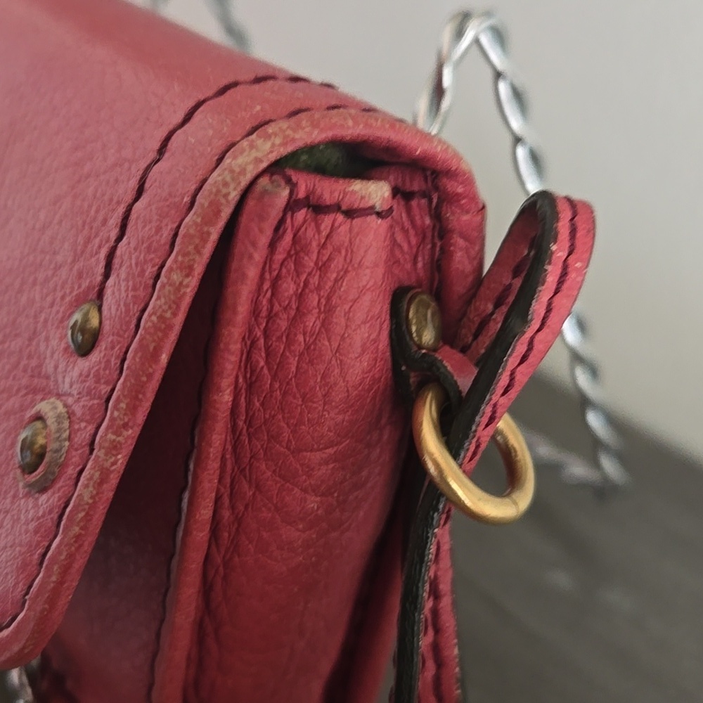 Chloe' Coin Pouch With Brass Charm - Picture 2 of 10